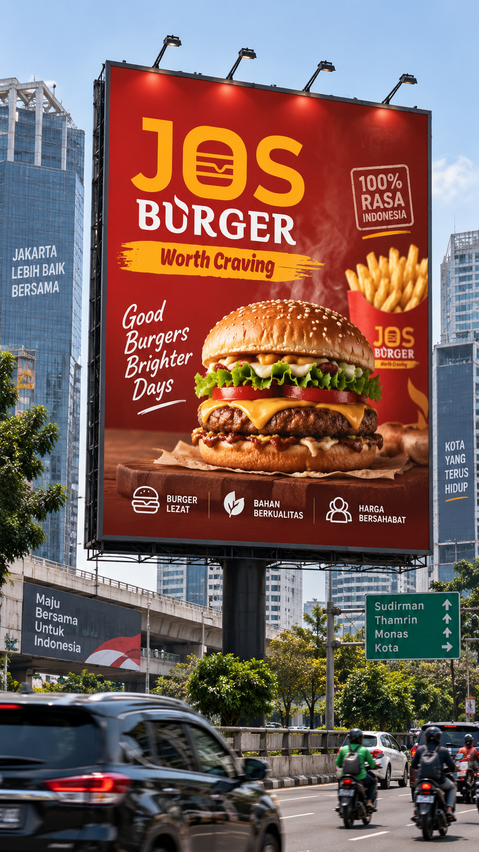 JOS Burger signage
